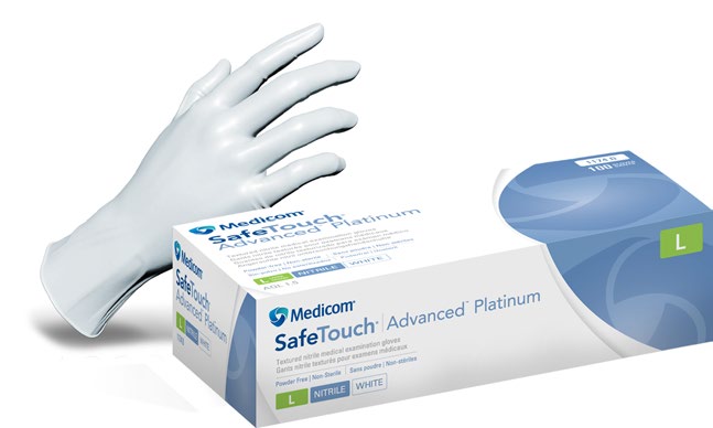 Перчатки текстурированные  Medicom SafeTouch Connect без пудры/ 1п
