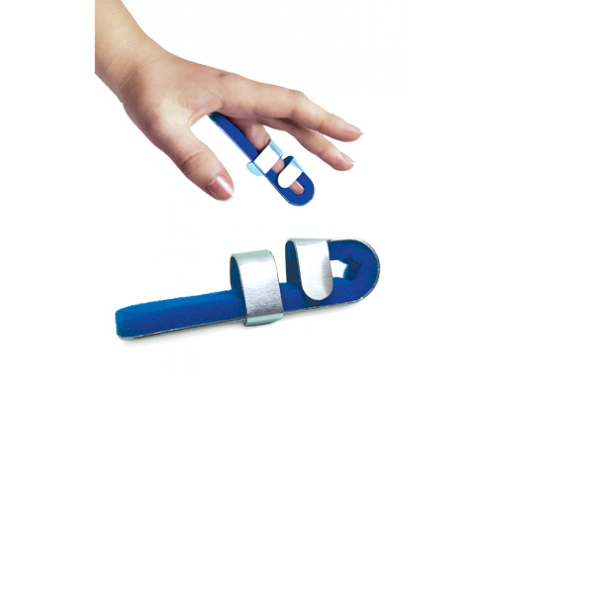Ортез-шина для пальця руки з фіксацією до долоні, металічна,тип 503
